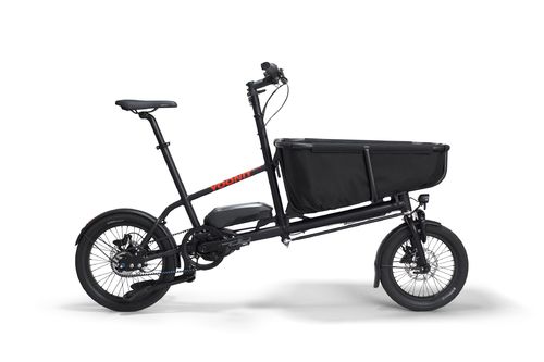 Yoonit Bike Mini E-Cargo Family schwarz
